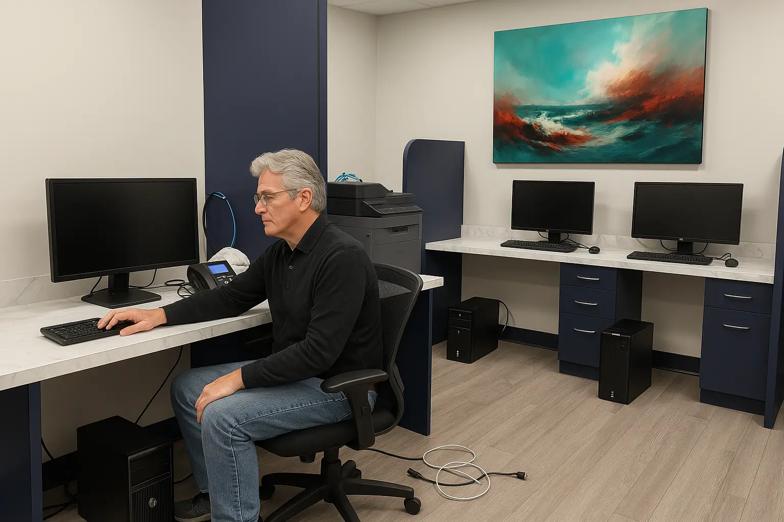 Medical Office Network installation Servers LAN